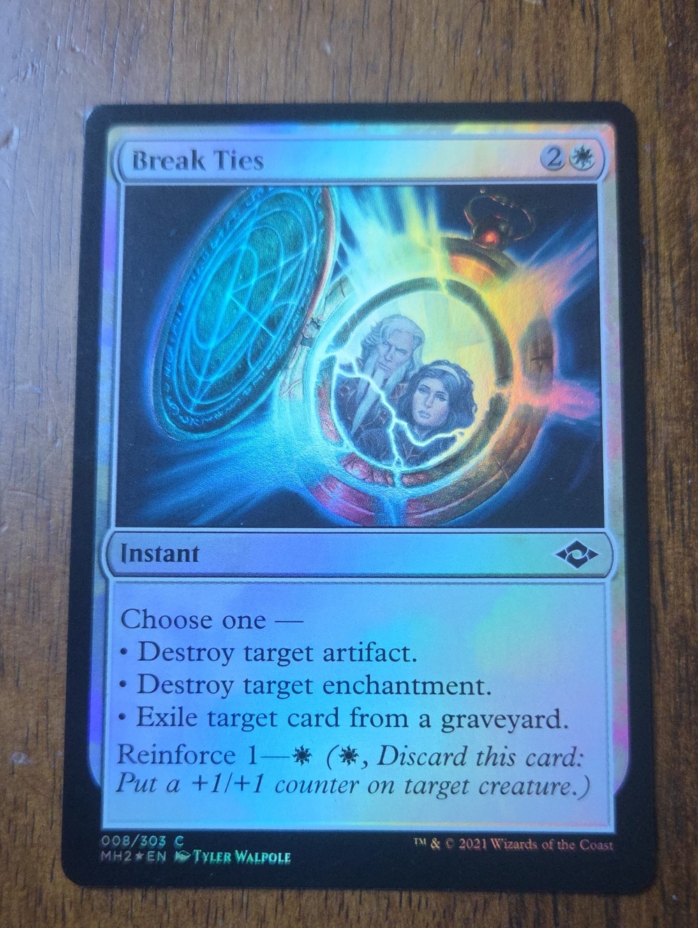 Break Ties Holofoil Magic: The Gathering Card - Blue